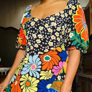 FARM Rio Floral Midi Dress